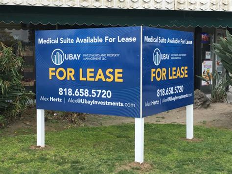Commercial Property "For Lease" Signs, Graphics Close Vacancies in