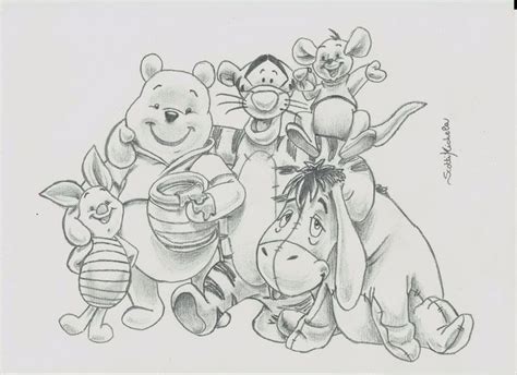Featuring tigger, eeyore, piglet, and other favorite characters of the hundred acre wood! Pin on Disney Art