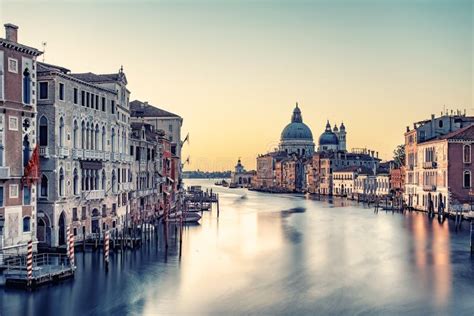 The City Of Venice In The Morning Italy Stock Photo Image Of Bridge