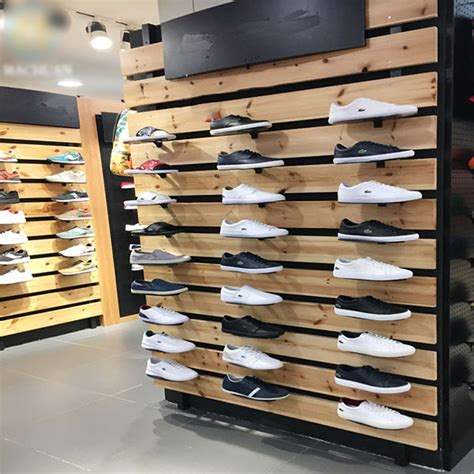 Shoe Shop Display Wall Shelving Racking Design Retail Boutique Store