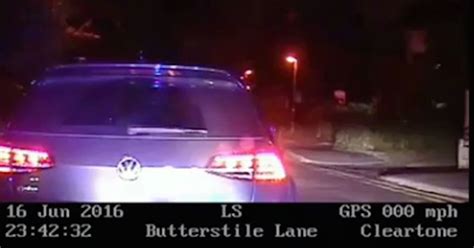 Dramatic Dashcam Footage Shows Drink Driver Lead Police On 130 Mph Chase Before Smashing Through
