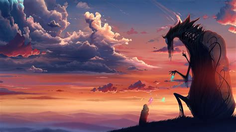 Last View Dragon Fantasy 4k Wallpaperhd Artist Wallpapers4k