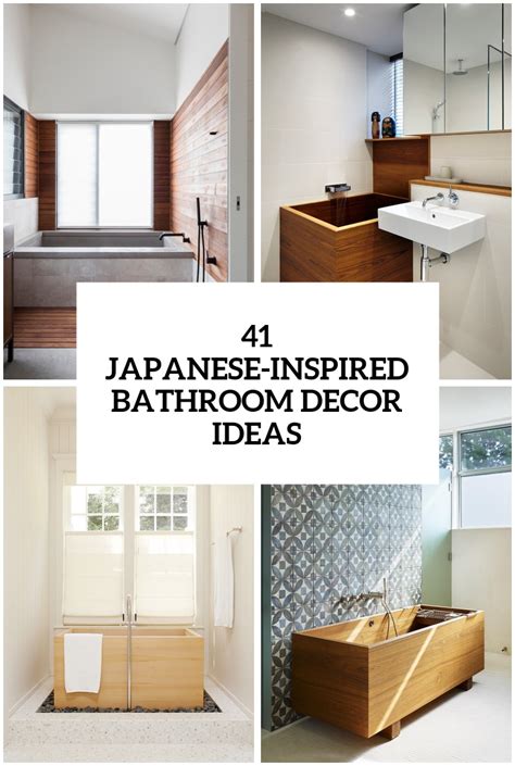 30 Peaceful Japanese Inspired Bathroom Décor Ideas Digsdigs