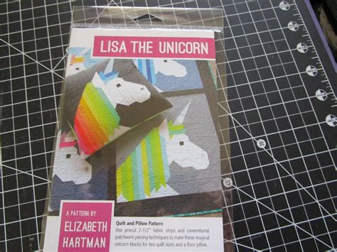 Lisa The Unicorn Quilt Sewing Pattern By Elizabeth Etsy
