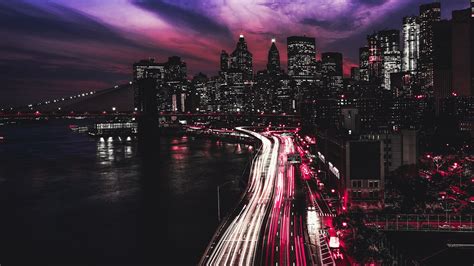 2560x1440 Manhattan City At Night 1440p Resolution Hd 4k Wallpapers