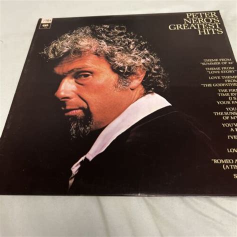 Peter Neros Greatest Hits 33 Rpm Vinyl Record 1974 Ebay
