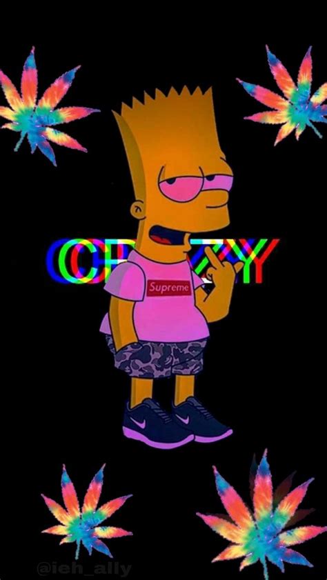 Bart Simpson Trippy Wallpapers Top Free Bart Simpson Trippy