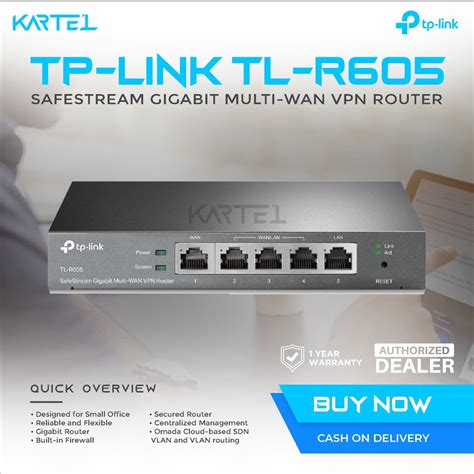 Tp Link Er605 Safestream Gigabit Multi Wan Vpn Router Tp Link Er605