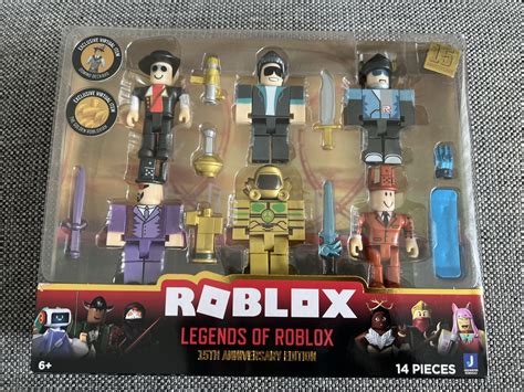 Roblox Legends Of Roblox 15th Anniversary Gold Edition Figures Hobbies And Toys Toys And Games