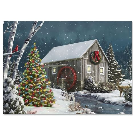 Falling Snow Christmas Cards Current Catalog