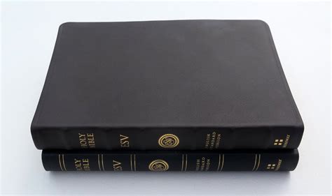 Crossway Esv Large Print Thinline Bible Top Grain Leather