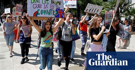 Anti Trump Protests In The Uk In Pictures Us News The Guardian