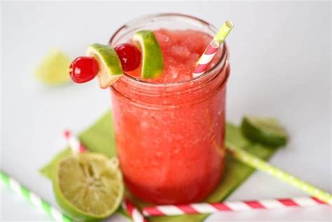 Cherry Limeade Slush Raspberry Sherbet Punch Strawberry Basil Lemonade