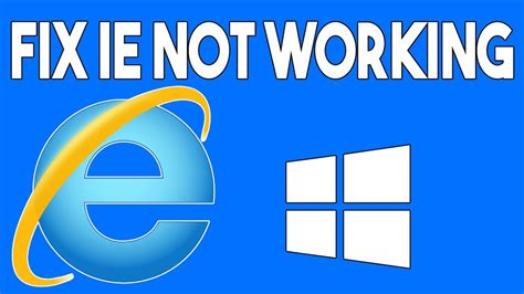 Fix Internet Explorer Has Stopped Working Not Opening In Windows Solved YouTube