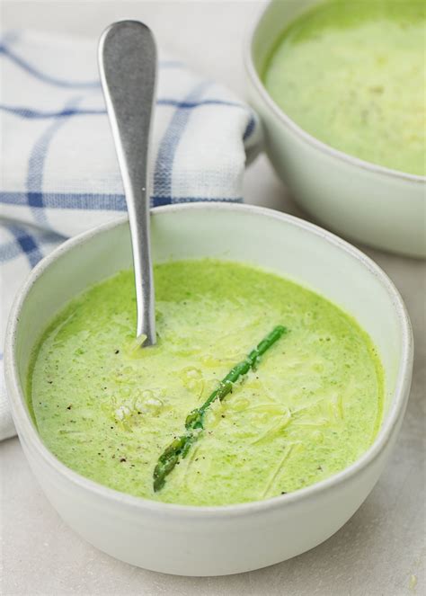 Creamy Asparagus Soup Recipe Life Made Simple Bakes