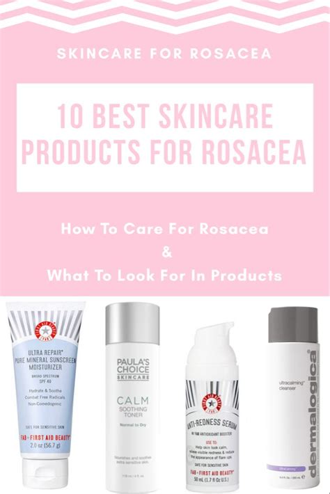 Best Skincare Products For Rosacea Skincare Routine For Rosacea