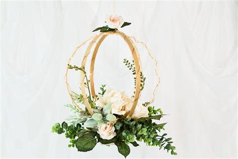 Diy Lighted Hanging Embroidery Hoop Orb Wedding Decor Wedding