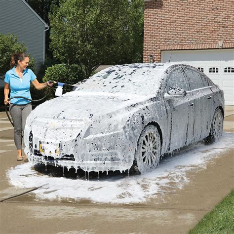 The Home Touchless Foaming Car Wash Hammacher Schlemmer