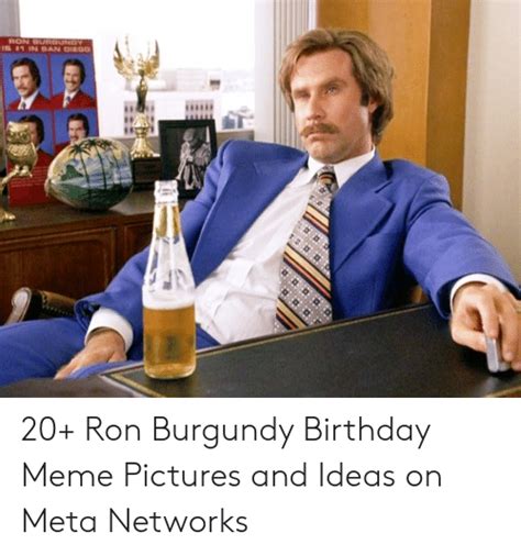 20 Ron Burgundy Birthday Meme Pictures And Ideas On Meta Networks