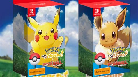 E3 2018 Pokémon Lets Go Pikachu And Eevee Will Have A Pokéball Bundle