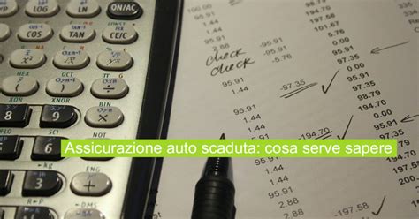 Assicurazione Auto Scaduta Cosa Serve Sapere Sicurezza Net