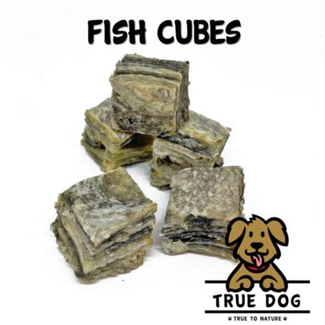 True Dog Fish Skin Cubes 100 Fish Jerky Natural Dog Chew Treat Ebay