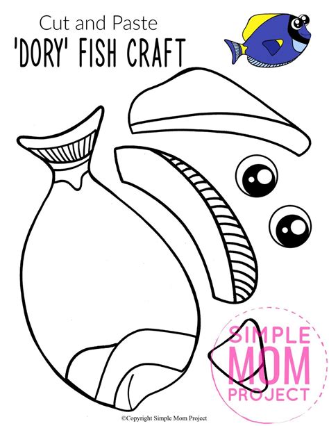 20 Printable Ocean Cut And Paste Animal Crafts Simple Mom Project