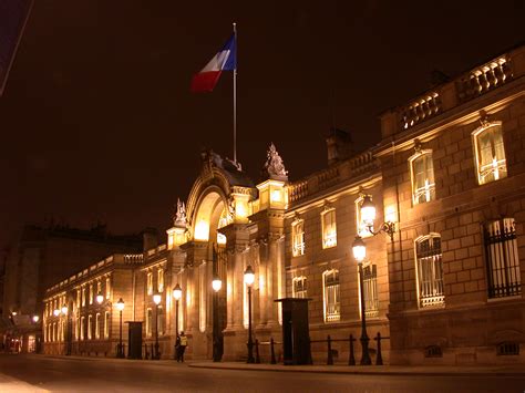 Palais De Lelysee France By Light