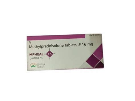 Methylprednisolone 16mg Tablet Mpheal At Rs 99box Asthma Medicines