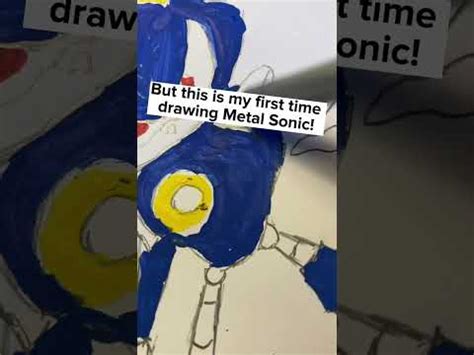 Drawing Sonic The Hedgehog Using Posca Markers Satisfying Art Shorts Youtube