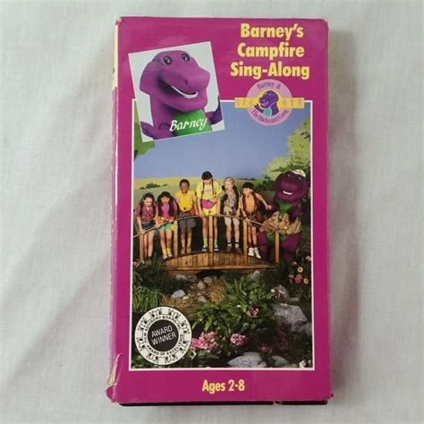 Barney Barneys Campfire Sing Along Vhs 1990 Classic Favorite In A