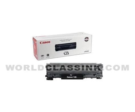New canon original 125 replacement toner cartridge for laser printers in black. Canon Type 125 Toner Cartridge 3484B001 CRG-125 Cartridge ...