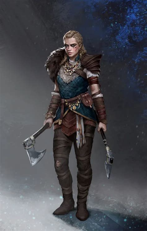 Viking Girl By Kate Voynova Reasonablefantasy Viking Character Rpg Character Character
