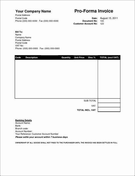 9 Free Proforma Invoice Template SampleTemplatess SampleTemplatess