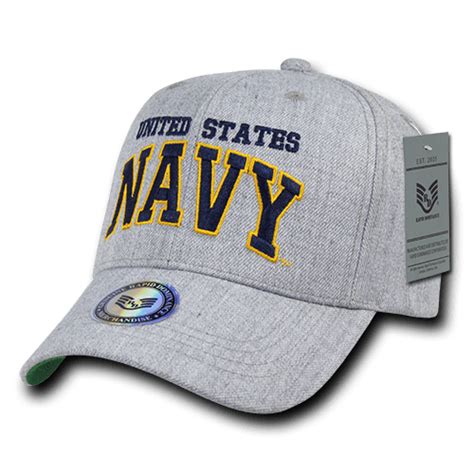 Us Navy Official Heather Grey Military Caps Hats