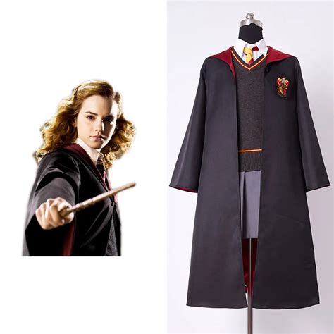 Gryffindor Hermione Granger Cosplay Uniforme Halloween Costume Custom