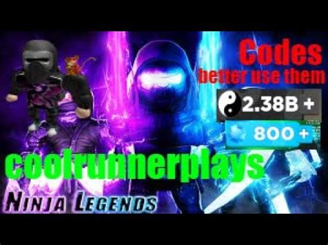 When other players try to make money in the course of the game, these codes make it clean for you and you could attain what you want in advance with. Ninja Legends codes (all work)(2020) - YouTube