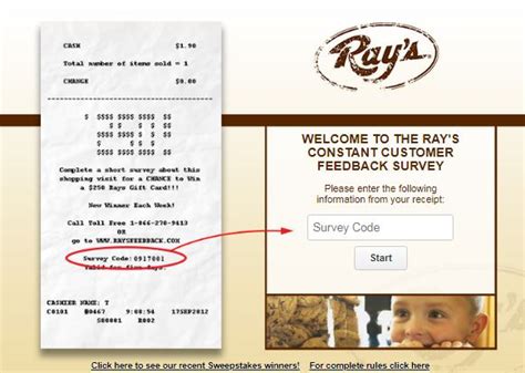 Uncover why ray's food place is the best company for you. RaysFeedback - Ray's Food Place Survey - Win 0 Gift Card