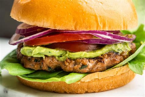 Healthy Grilled Turkey Burgers The Whole Cook