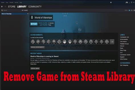 How To Remove Game From Steam Library Here Is Your Guide MiniTool