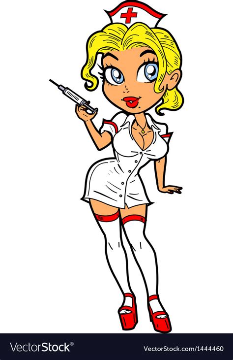 Vector Clipart Vector Illustration Of A Sexy Nurse Hot Sex Picture