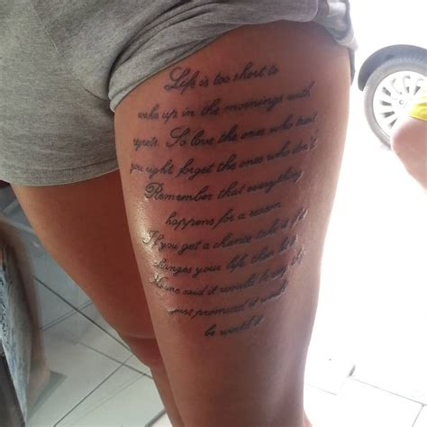 Best Quote Tattoo Ideas For Women