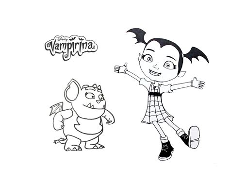 Dibujos de Vampirina para colorear para niños WONDER DAY Dibujos