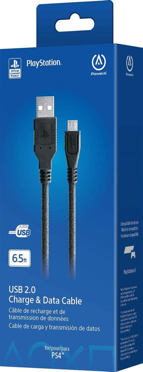 Powera Usb Charging Cable For Playstation 4 Uk Pc And Video Games