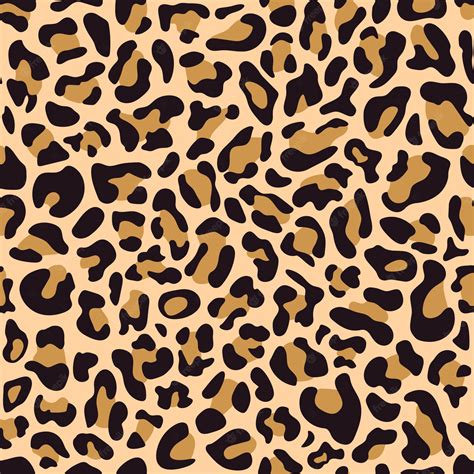 Premium Vector Seamless Pattern Of Leopard Skin