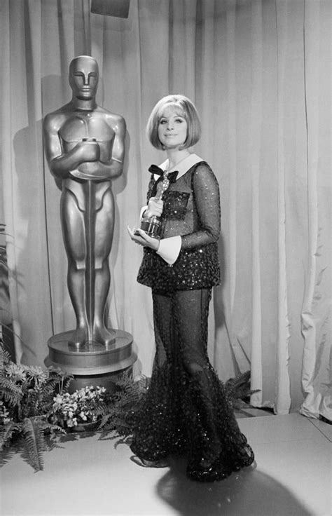 Barbra Streisand At The 1969 Academy Awards The Best Oscars Dresses Of All Time Popsugar