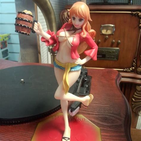One Piece 22cm Figures Toys 1 Pcs Animation Sexy Girl Nami Red Costume