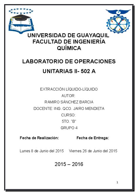 Doc Universidad De Guayaquil Facultad De IngenierÍa QuÍmica