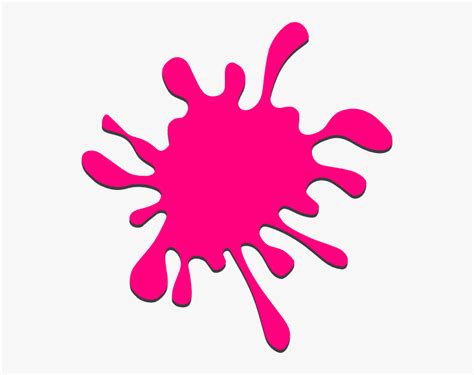 Pink Paint Splash Clip Art