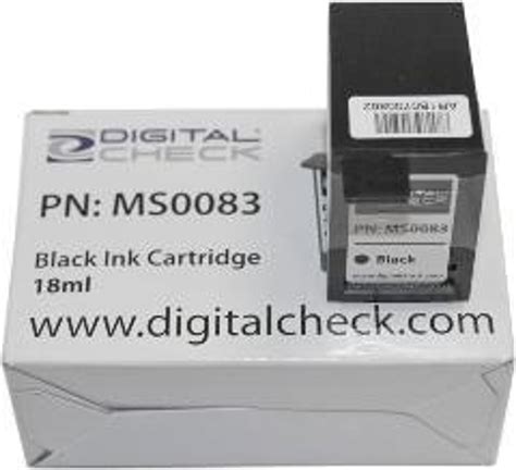 Digital Check Smartsource Ink Jet Cartridge Black Factory Certified